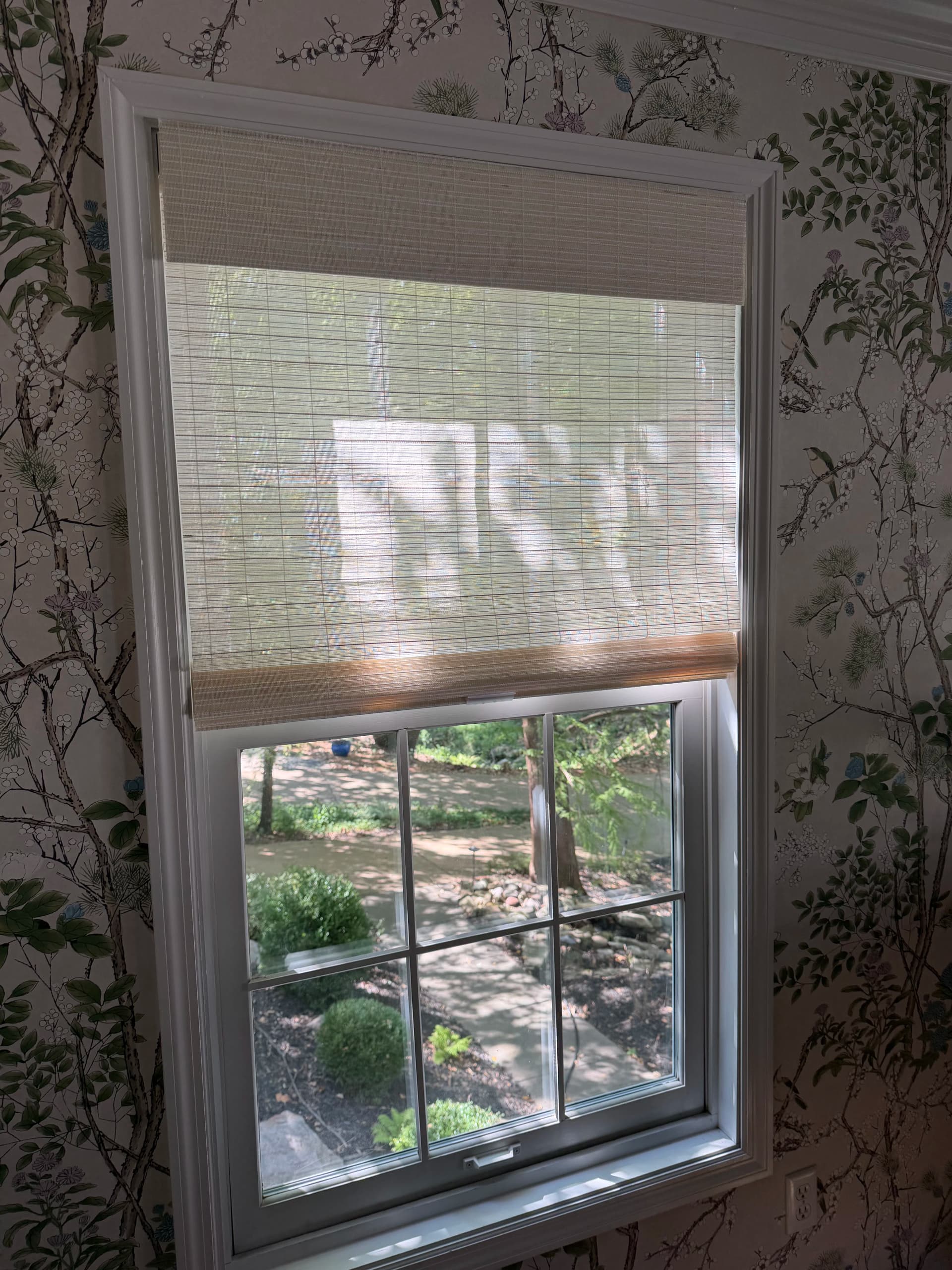 Gallery photos for Natural Woven Shades Installed in St. Louis Home: Image #1