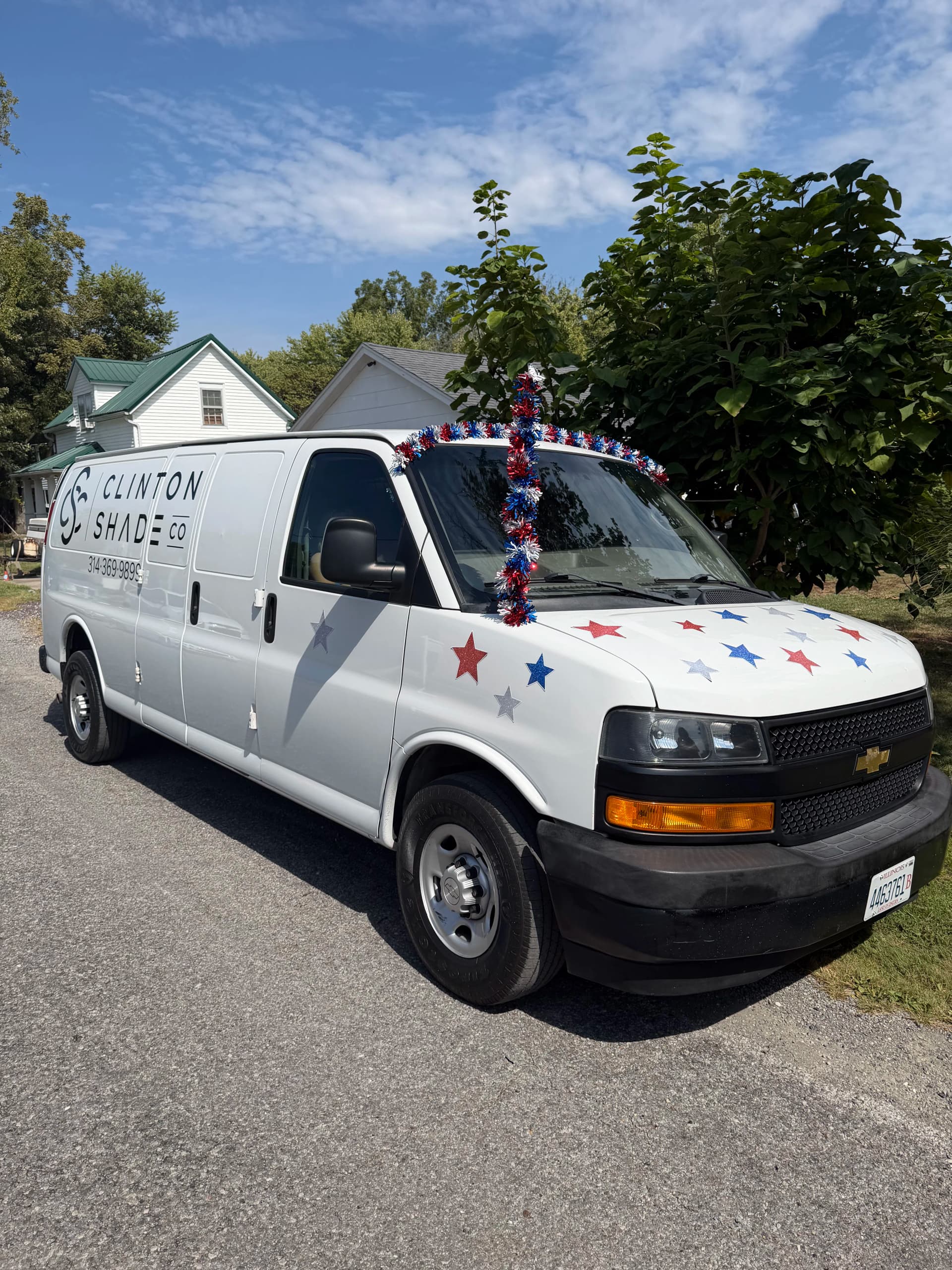 Clinton Shade Co. Rolls Through the Okawville Wheat Festival Parade image