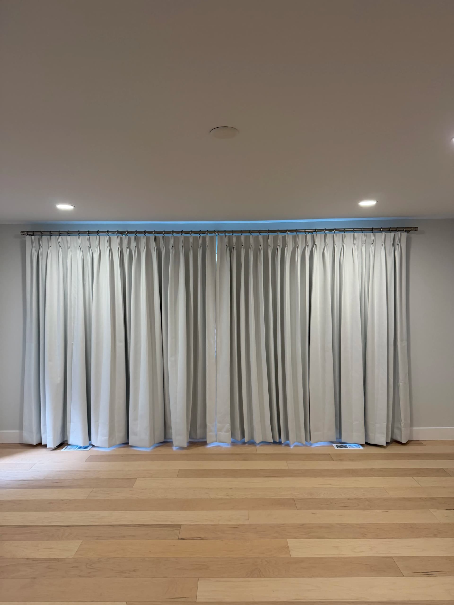 Custom Drapery Installation That Finished the Room in St. Louis image