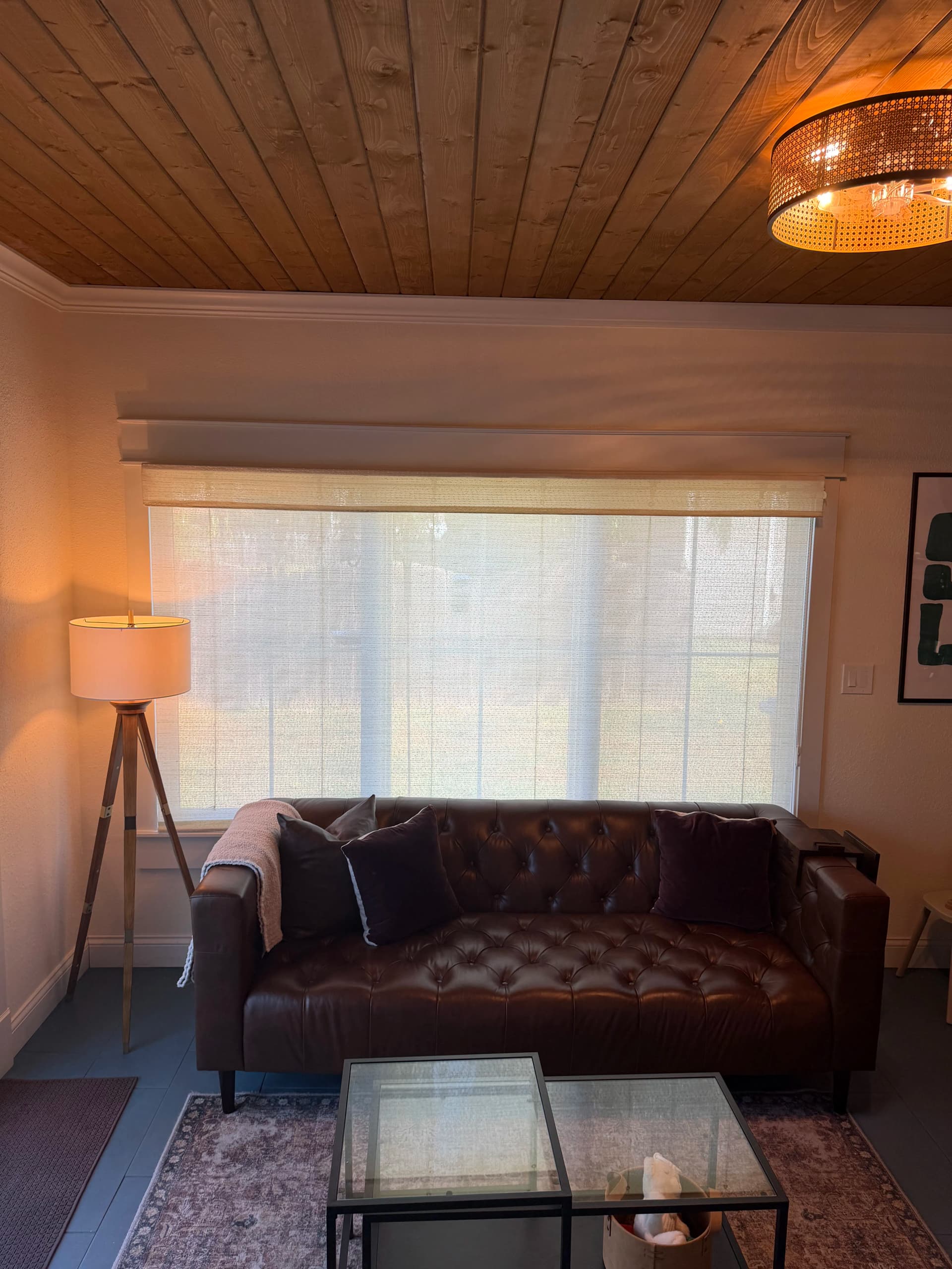 Roman Fold Shade Install in Maryville IL