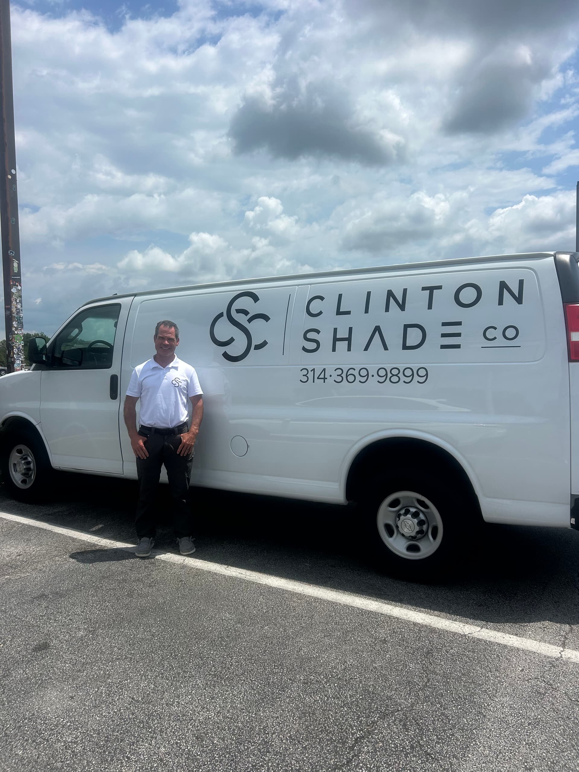 Clinton Shade Co Has a New Van on the Road image