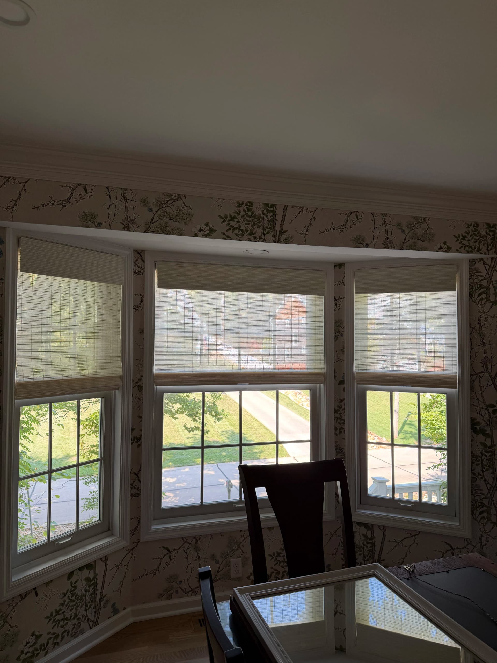 Natural Woven Shades Installed in St. Louis Home image